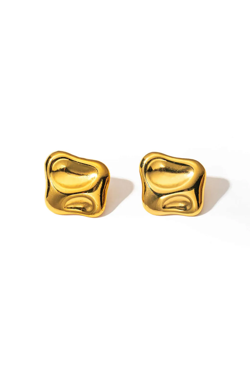 New Abstract -Tone Stud Earrings Earrings | Accessories