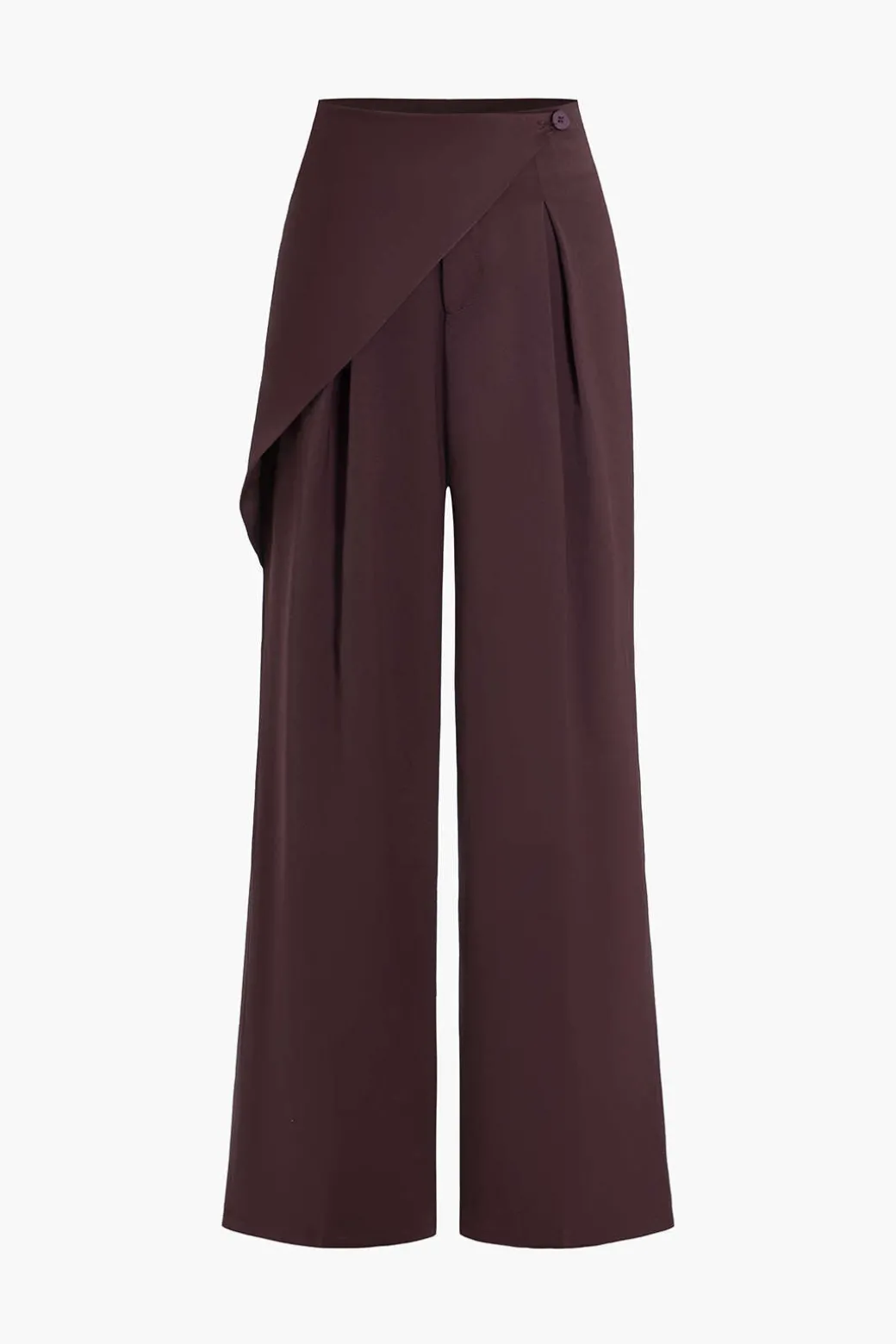 Hot Asymmetric Wide-Leg Pants Pants