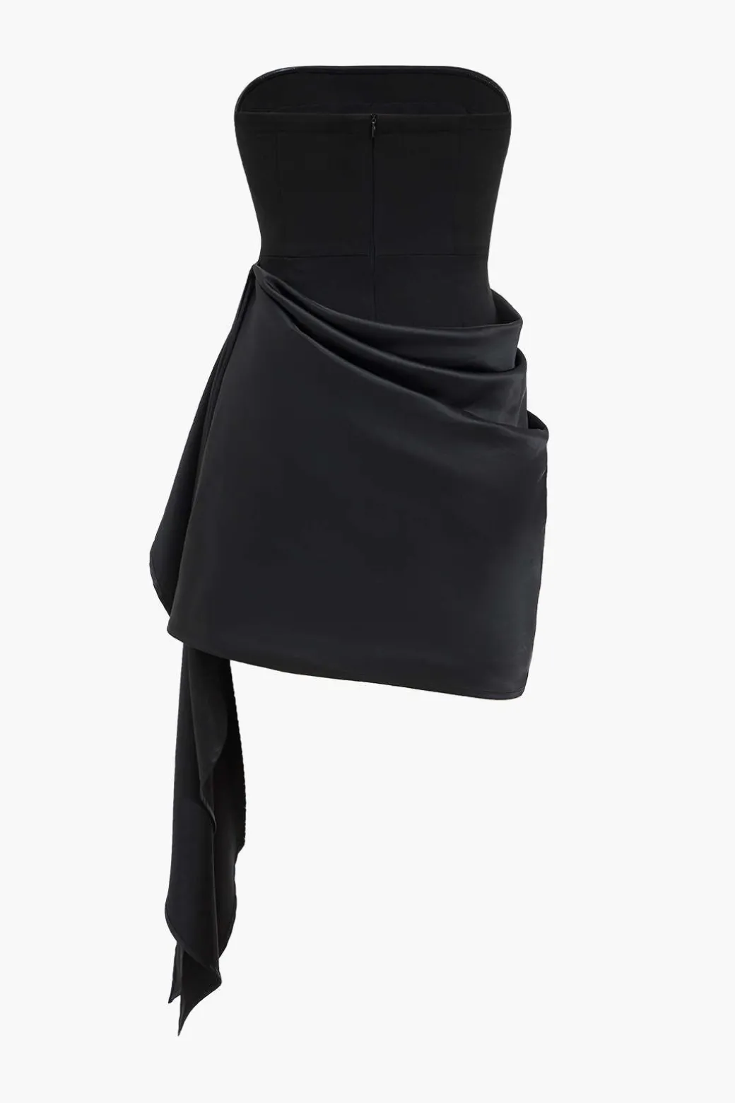 New Asymmetrical Strapless Mini Dress Mini Dresses