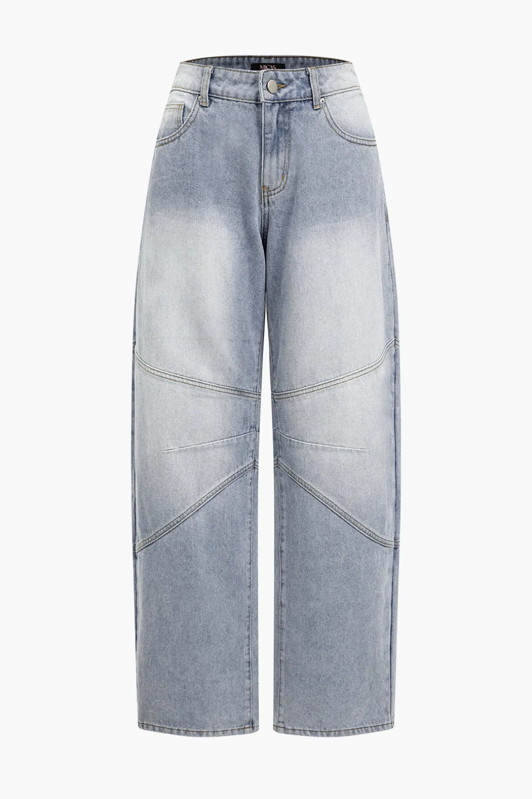 Cheap Basic Faded Distressed Jeans Jeans