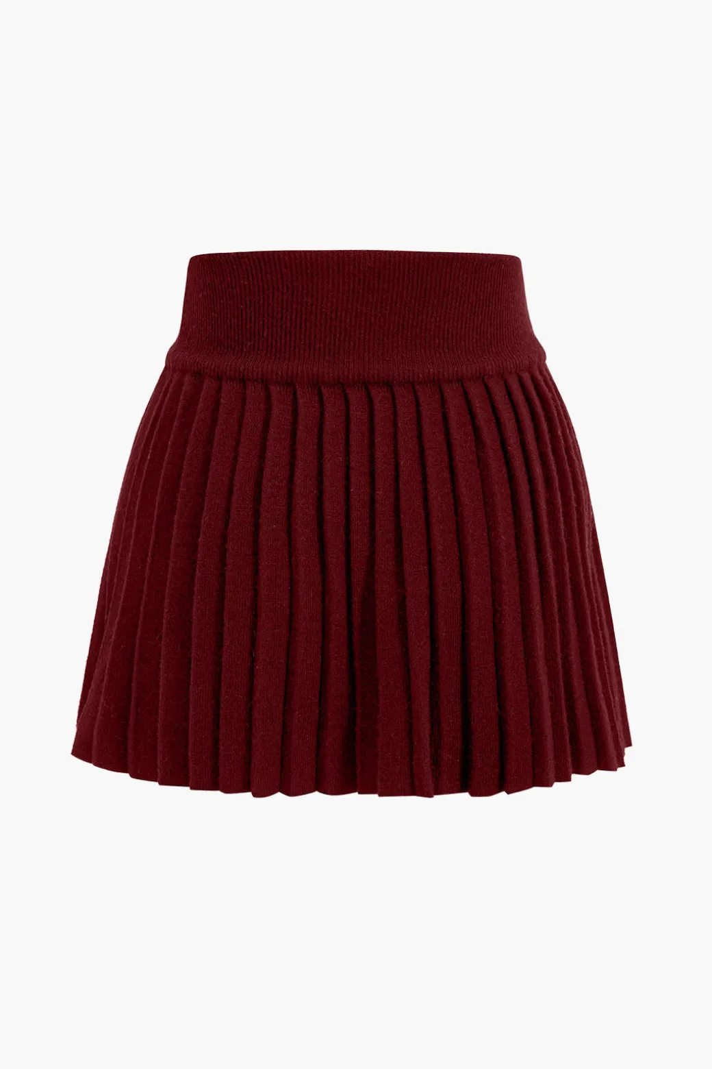 Sale Basic Knit Pleated Skirt Knitwear | Knit Bottoms