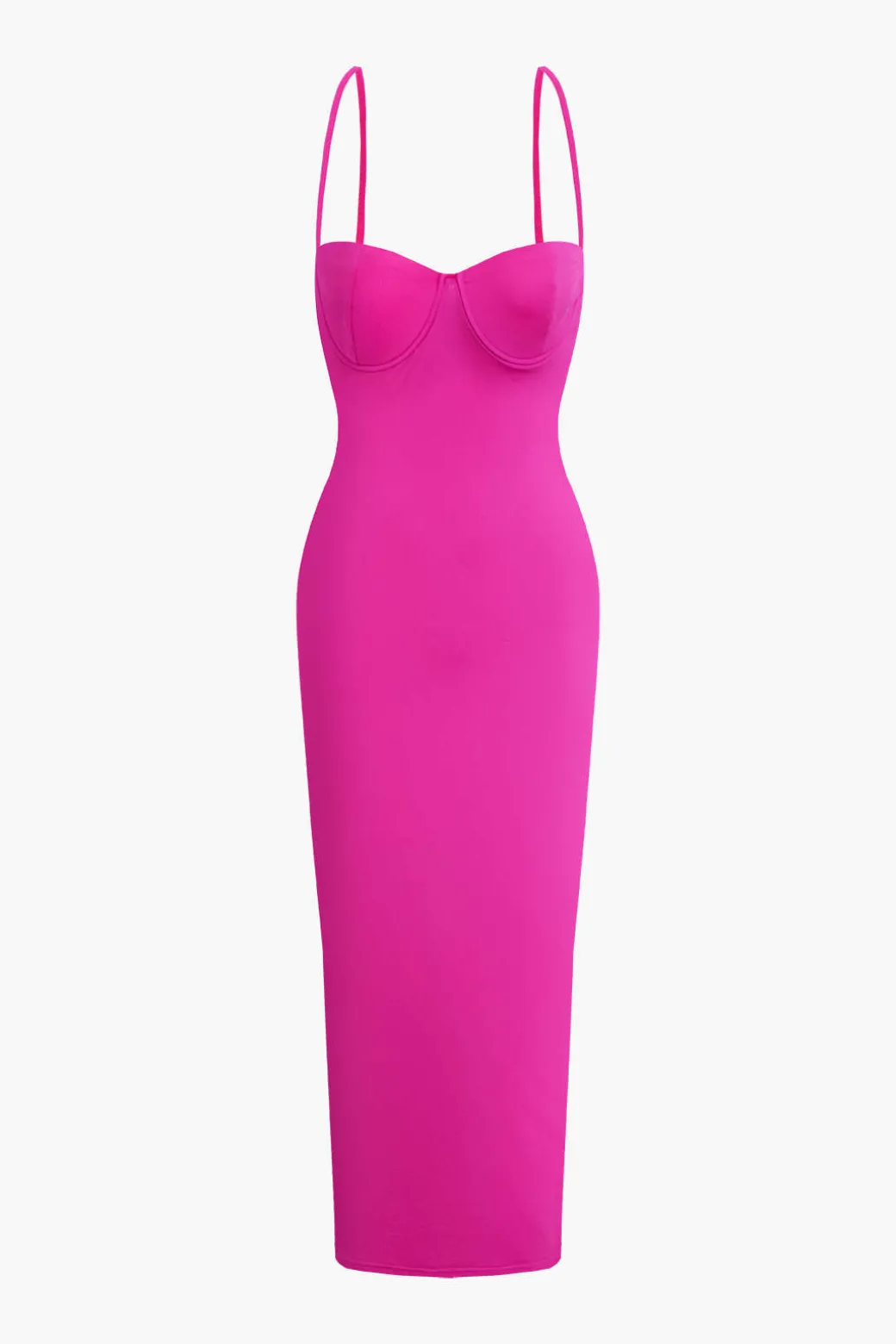 Hot Basic Solid Slip Maxi Dress Maxi Dresses