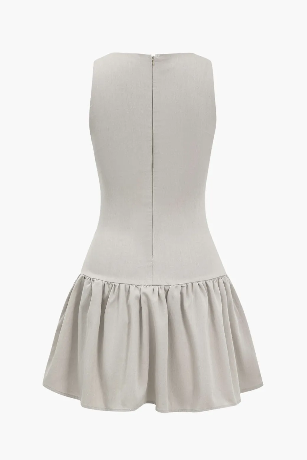 Outlet Bow Detail Sleeveless Mini Dress Mini Dresses