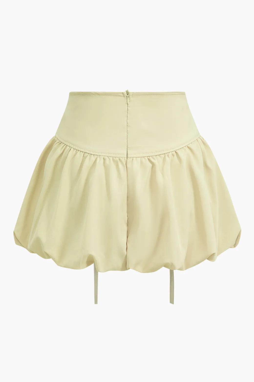 Flash Sale Bubble Hem Mini Skirt With Zip Pocket Detail Skirts