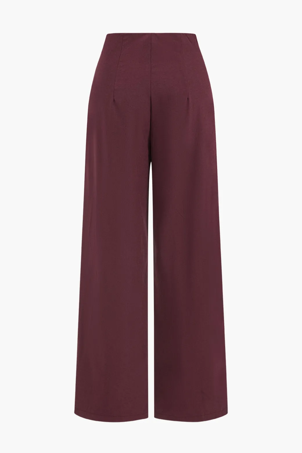 Best Sale Button Detail Wide-Leg Pants Pants