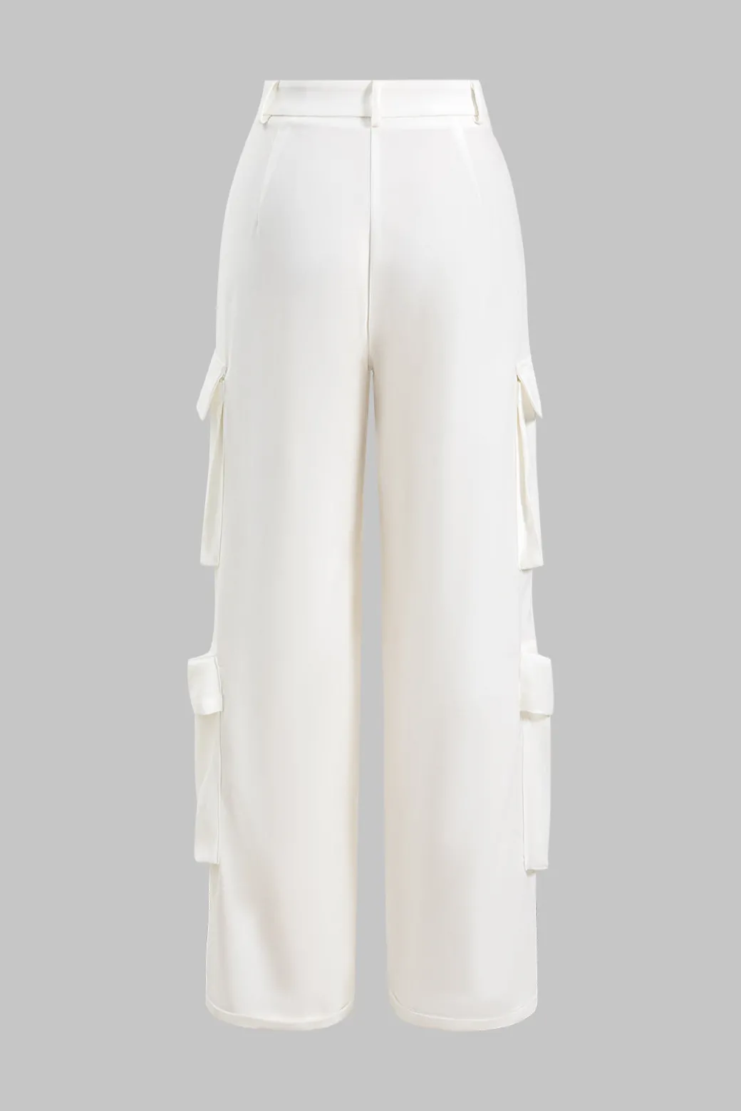 Hot Button Flap Pocket Trousers Pants