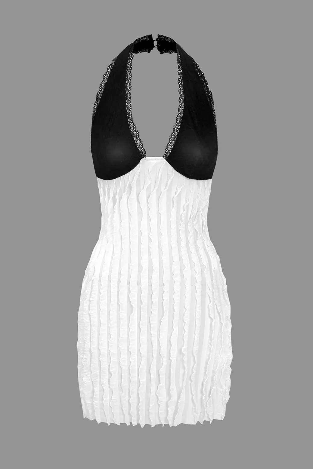 Flash Sale Color Block Backless Mini Dress Mini Dresses