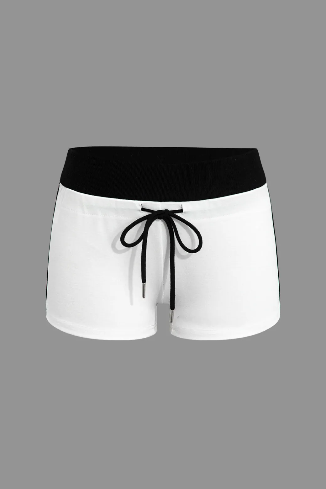 Flash Sale Color Block Drawstring Shorts Shorts