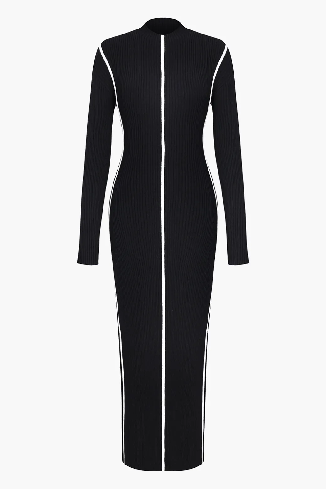 Outlet Color-Blocked Long Sleeve Midi Dress Long Sleeve Dresses | Midi Dresses