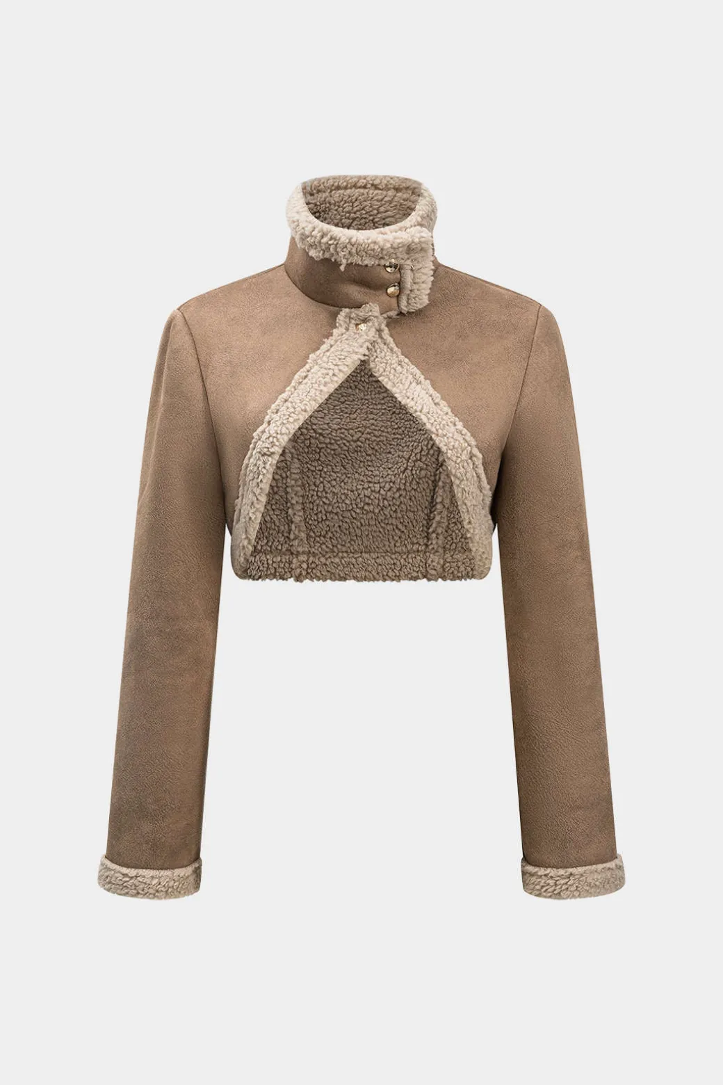 Clearance Contrast Binding V-shape Cut Jacket Outerwear | Outerwear