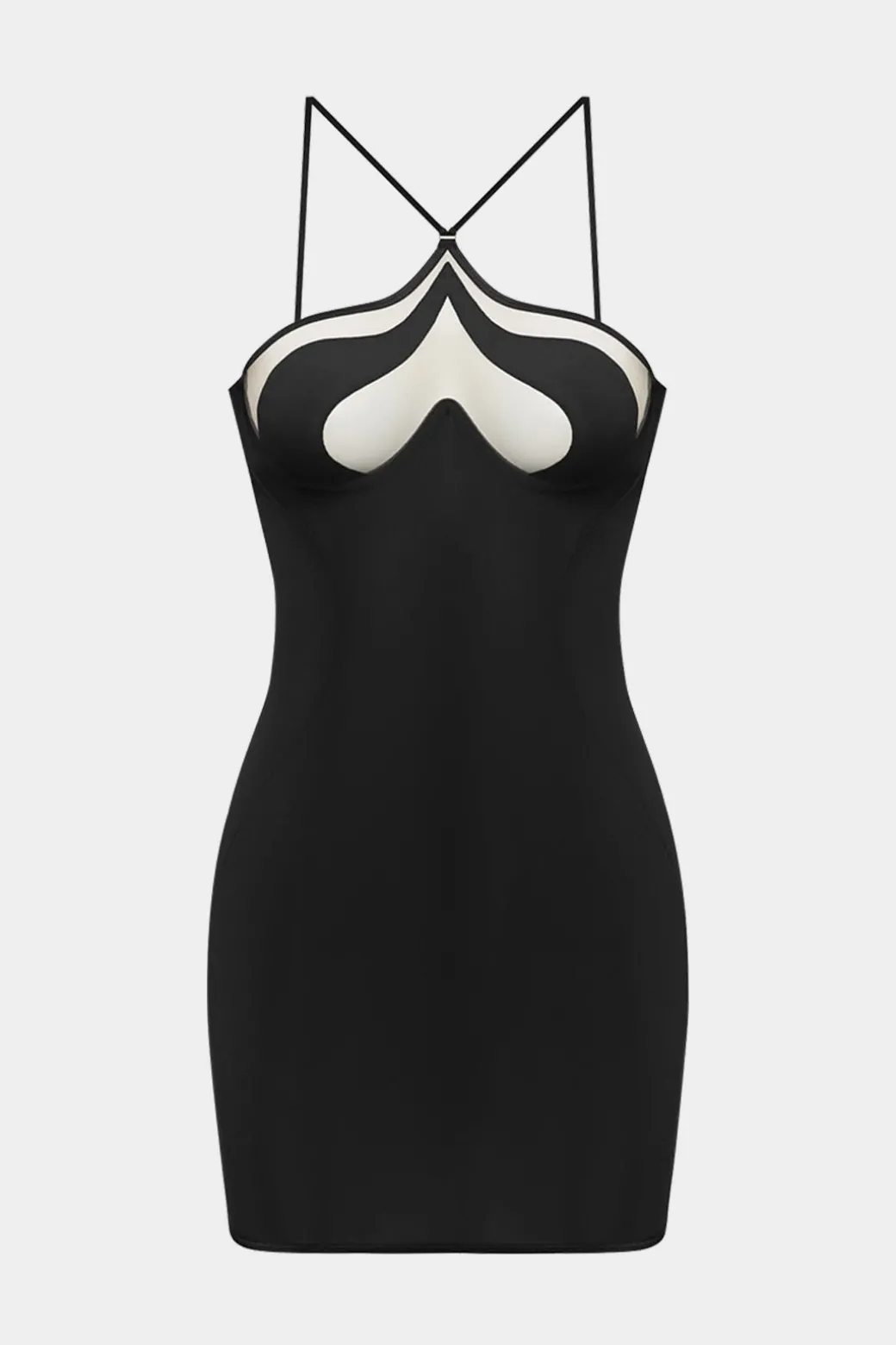 Clearance Cut Out Backless Sleeveless Mini Dress Mini Dresses