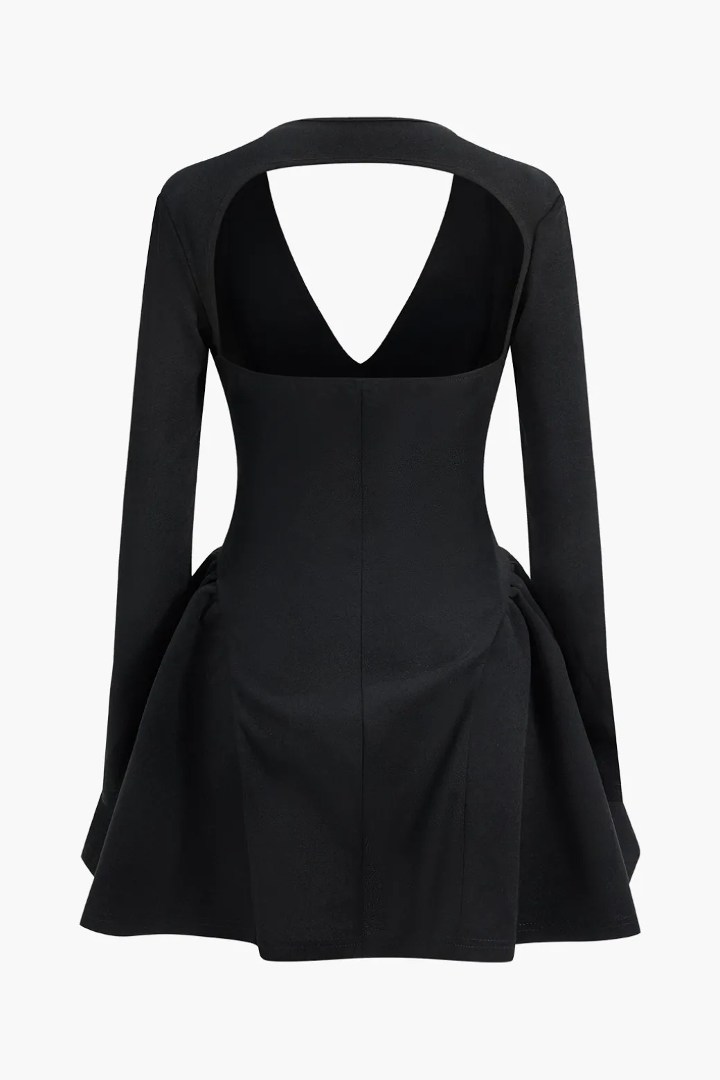 Discount Deep V-Neck Mini Dress Mini Dresses