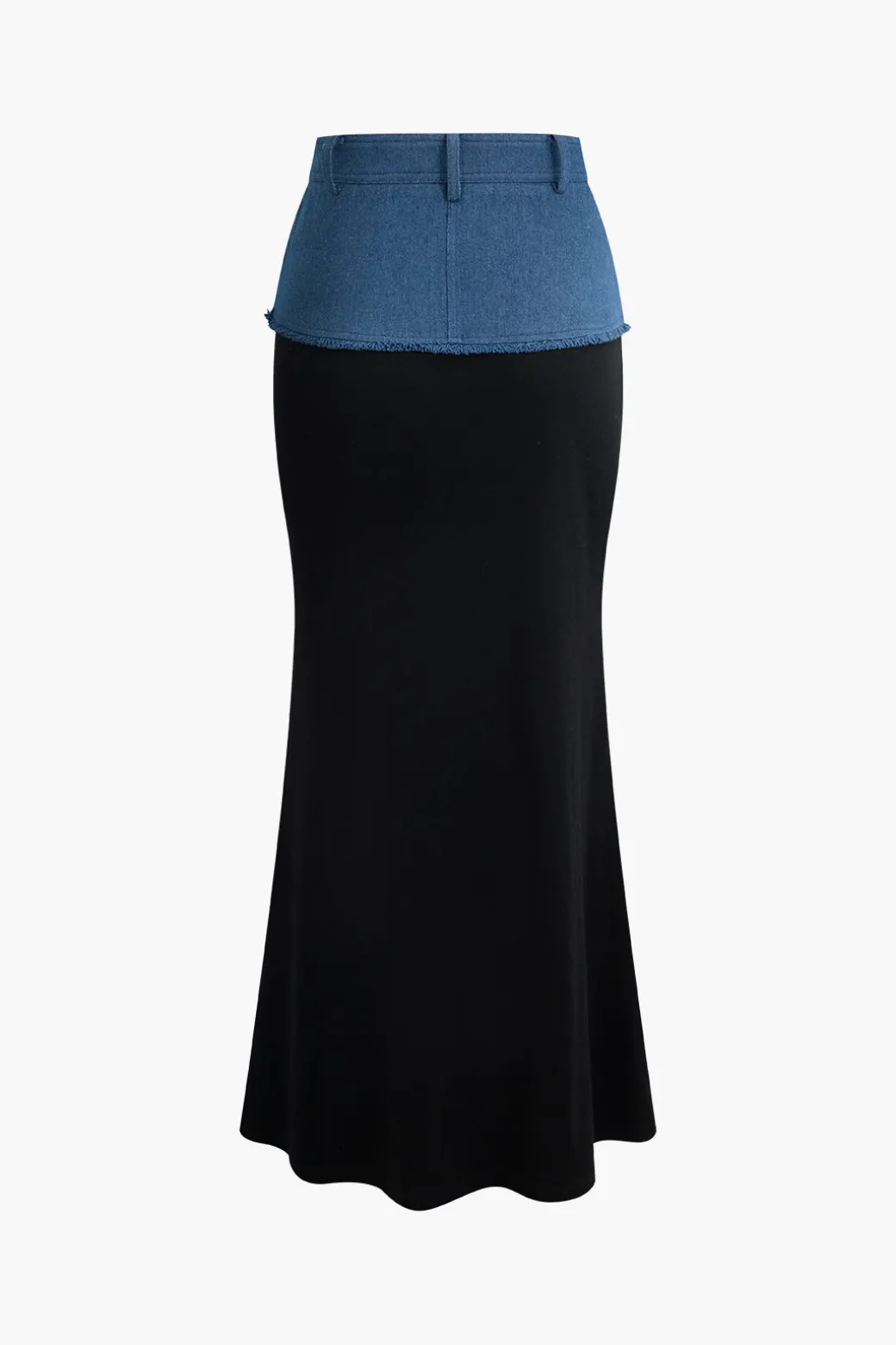 Best Denim Patchwork Skirt Skirts