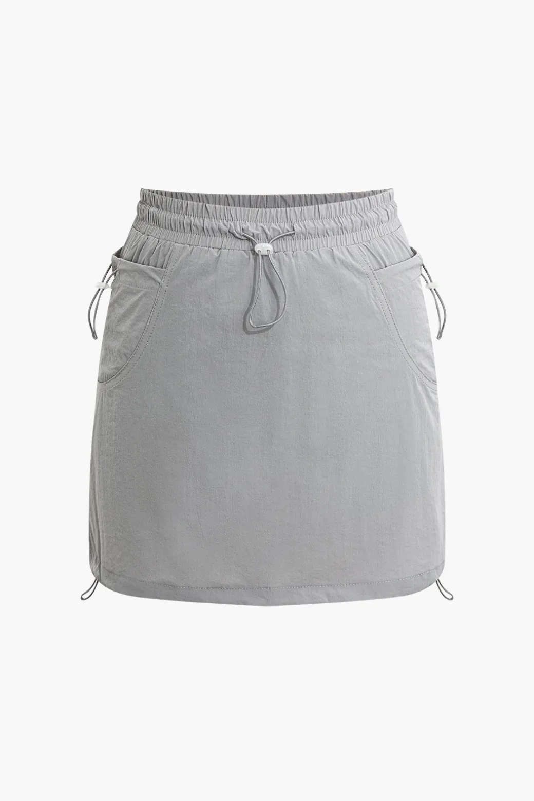 Clearance Drawstring Pocket Mini Skirt Skirts