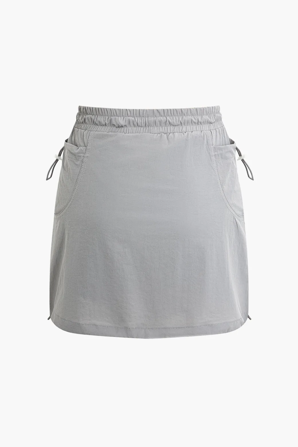 Clearance Drawstring Pocket Mini Skirt Skirts