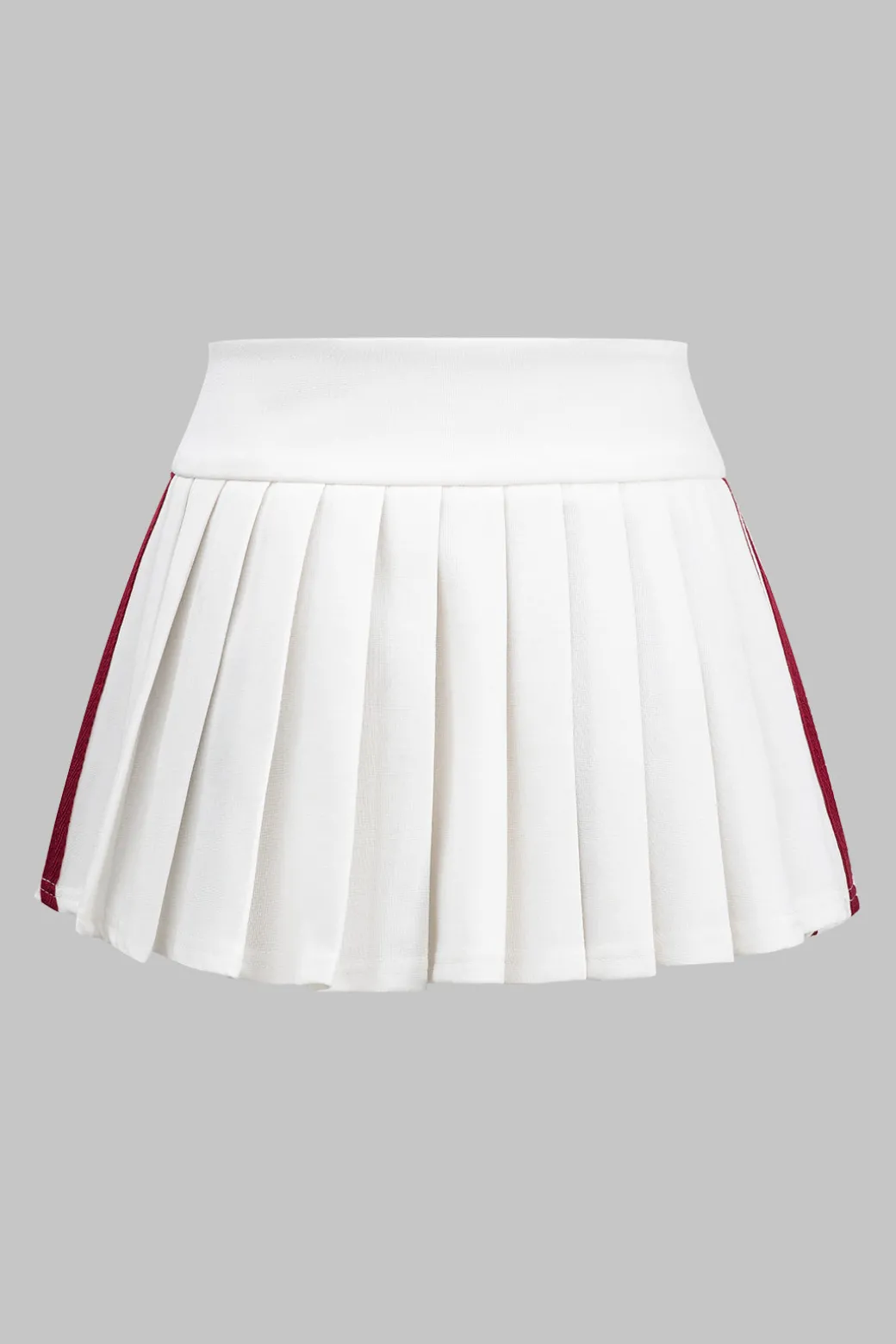 Hot Drawstring Ruched Patchwork Skirt Skirts