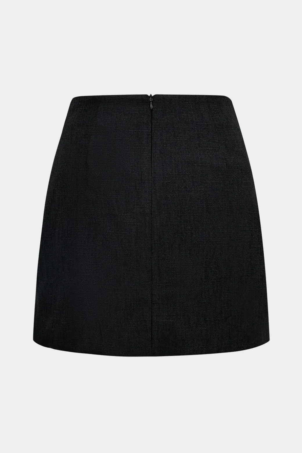 New Faux Leather Button Mini Skirt Skirts