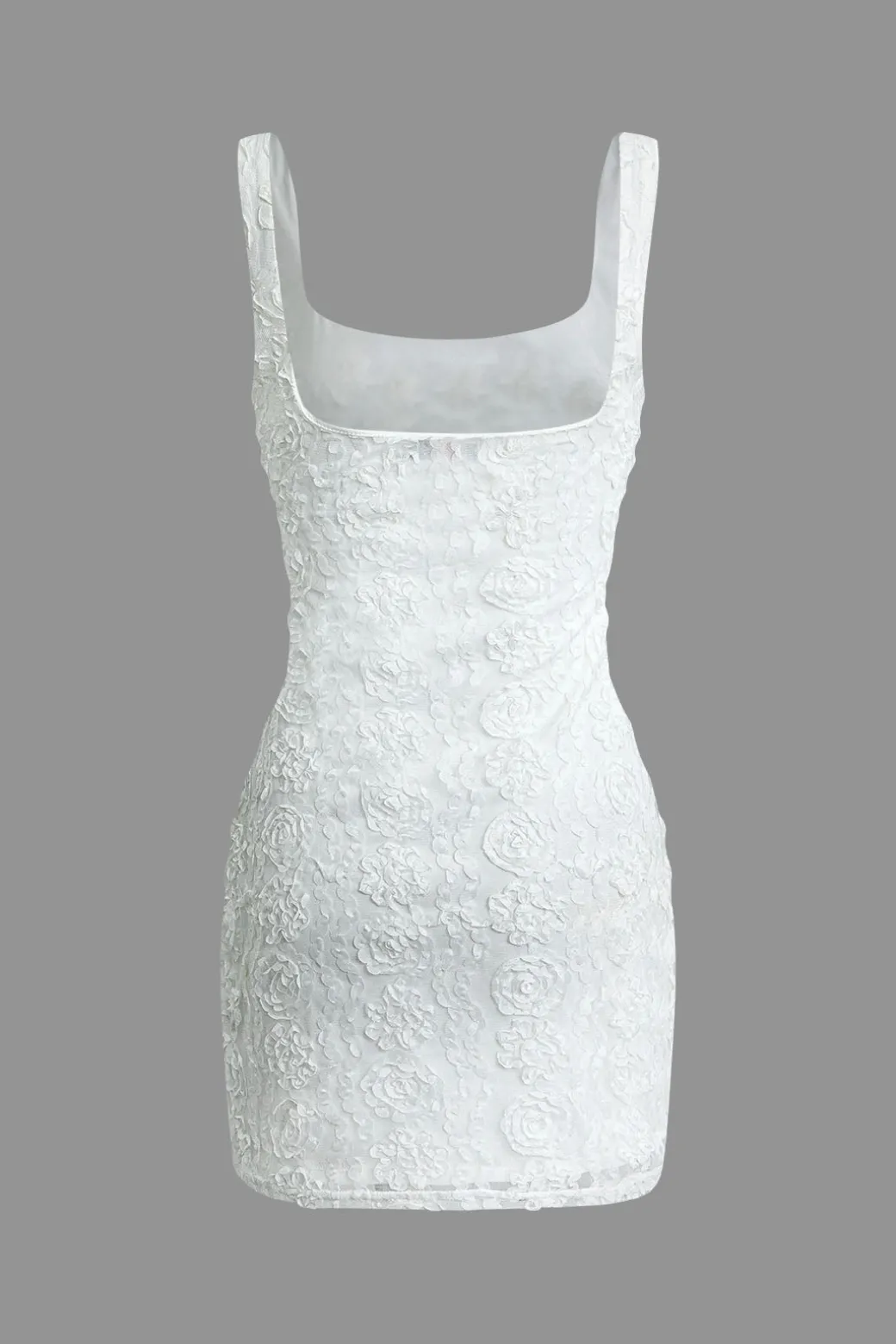 Online Flower Design Slit Tank Mini Dress Mini Dresses