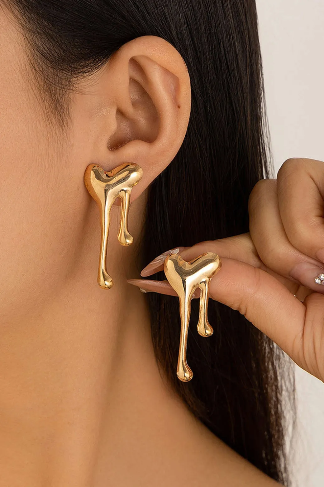 Fashion Lava Irregular Geometric Earrings Earrings | Accessories