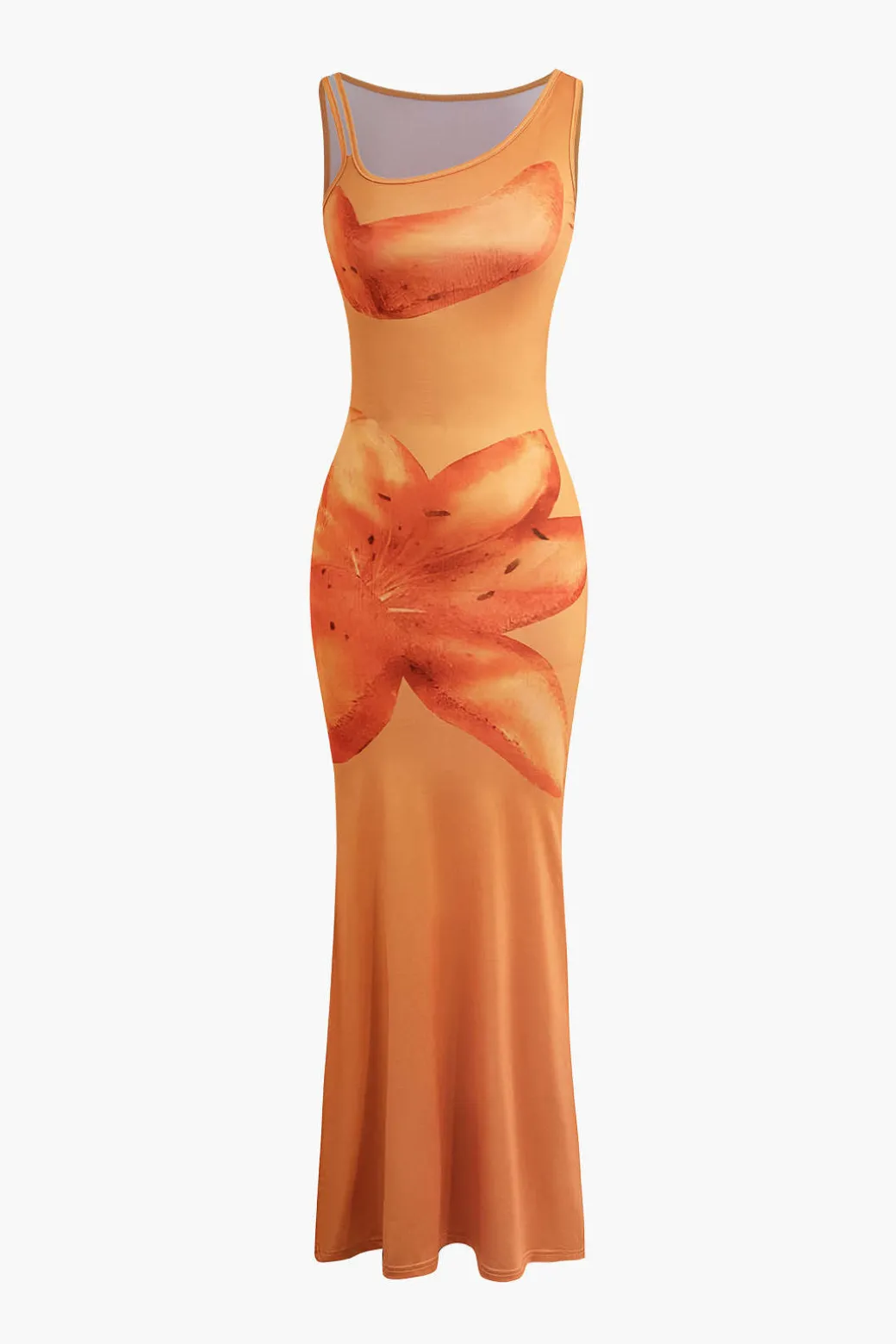 New Lily Print Tank Maxi Dress Maxi Dresses