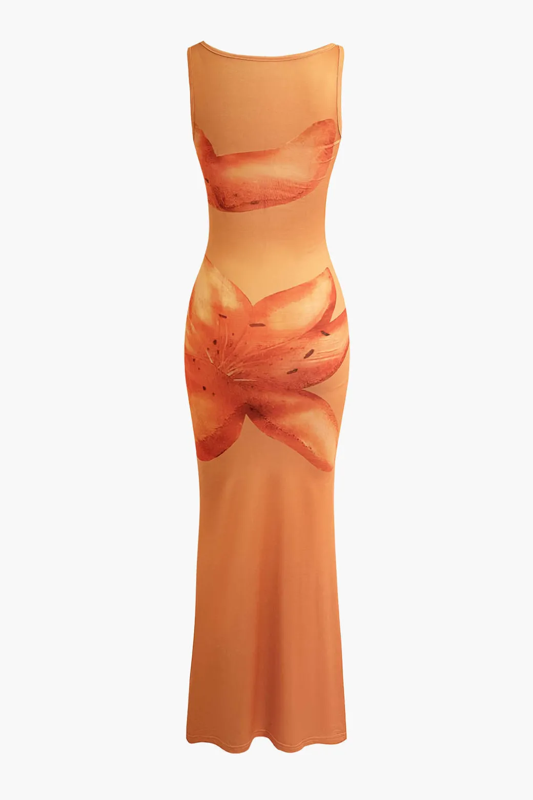 New Lily Print Tank Maxi Dress Maxi Dresses