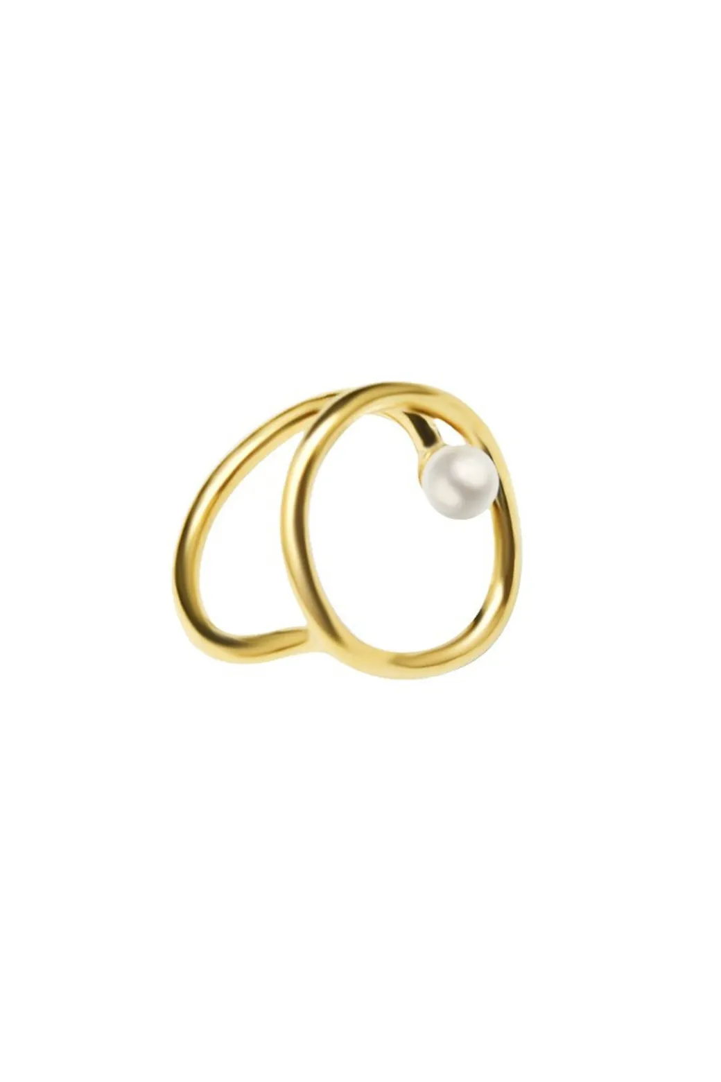 Fashion Metal Pearl Ring Accessories