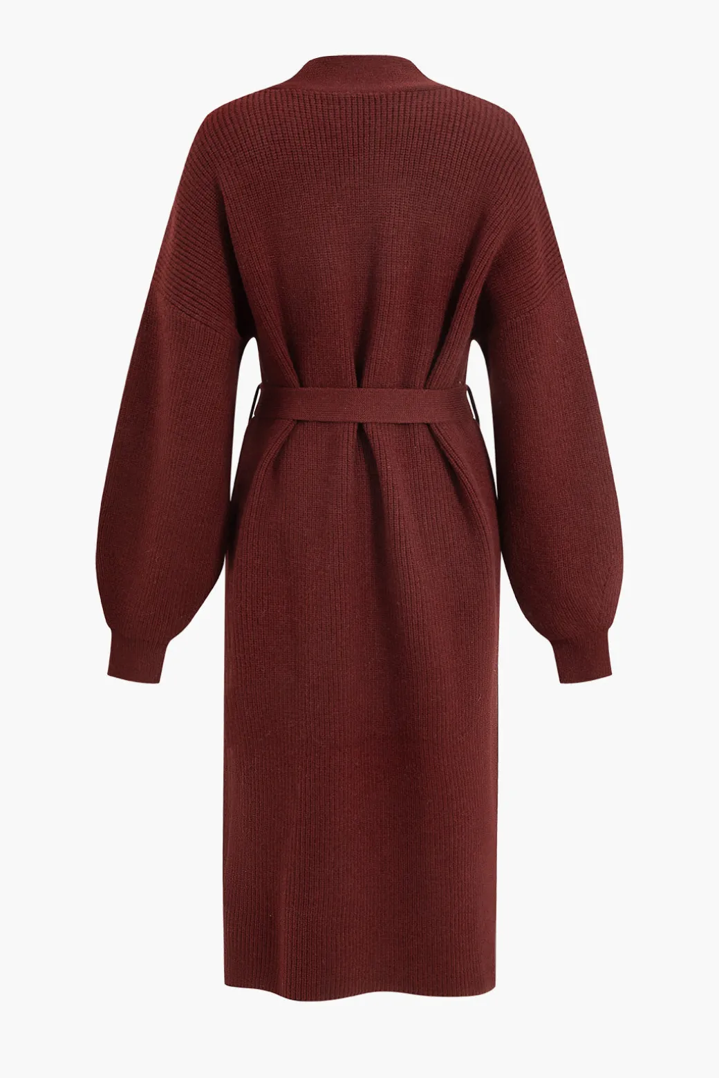 Online Open Front Long Knit Cardigan Outerwear | Outerwear