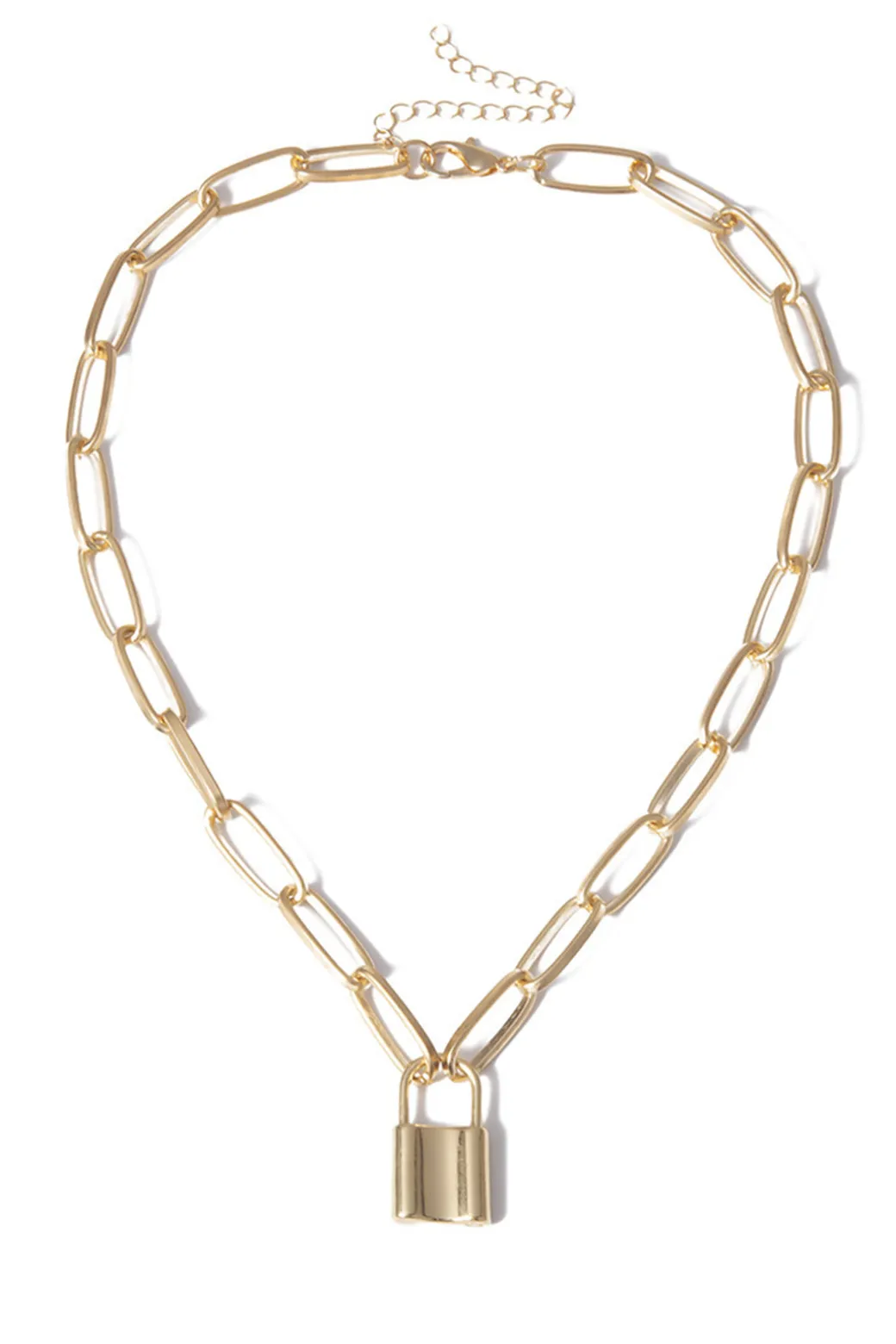 Cheap Padlock Link Chain Necklace Necklaces | Accessories