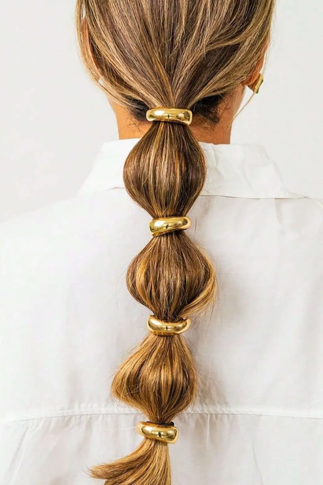 Hot 4 Pc Alloy Advanced Headbands Set For Ponytail Styling Accessories