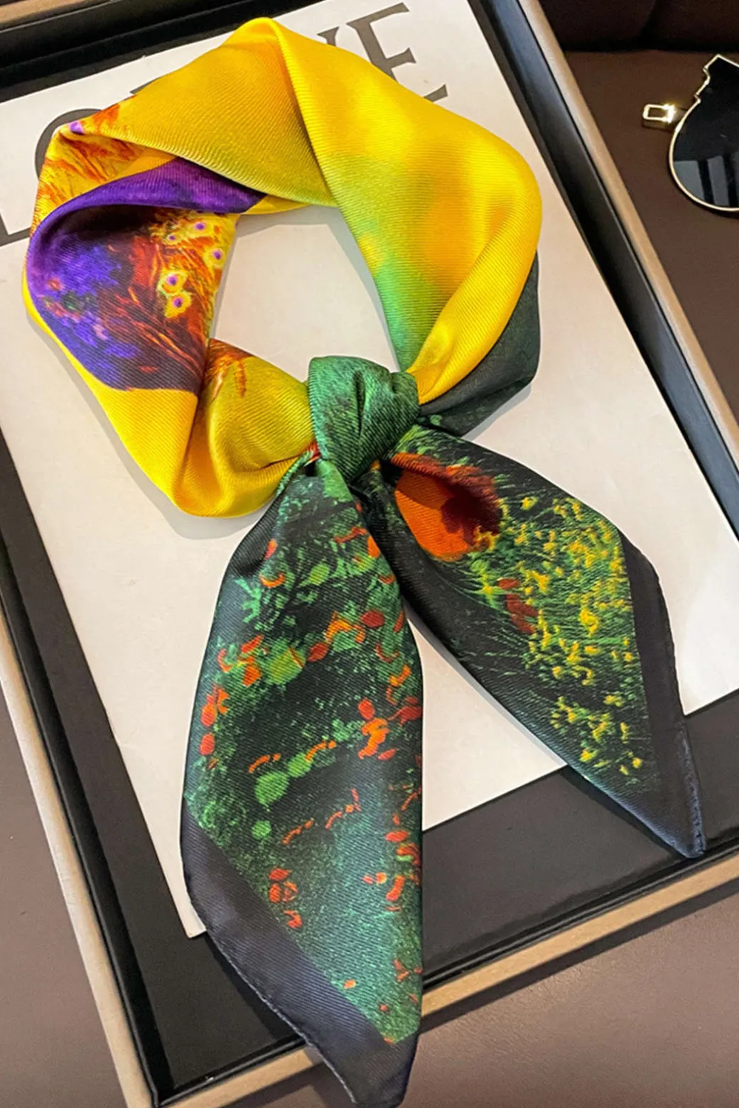 Discount Peacock Print Scarf Accessories