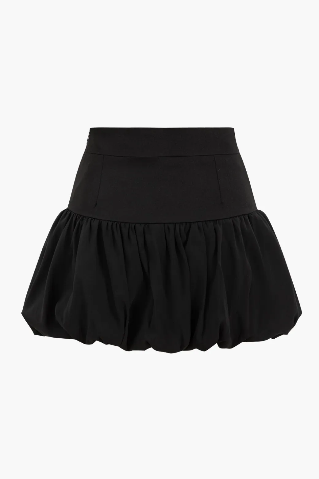 Flash Sale Pleated Button Puff Mini Skirt Skirts