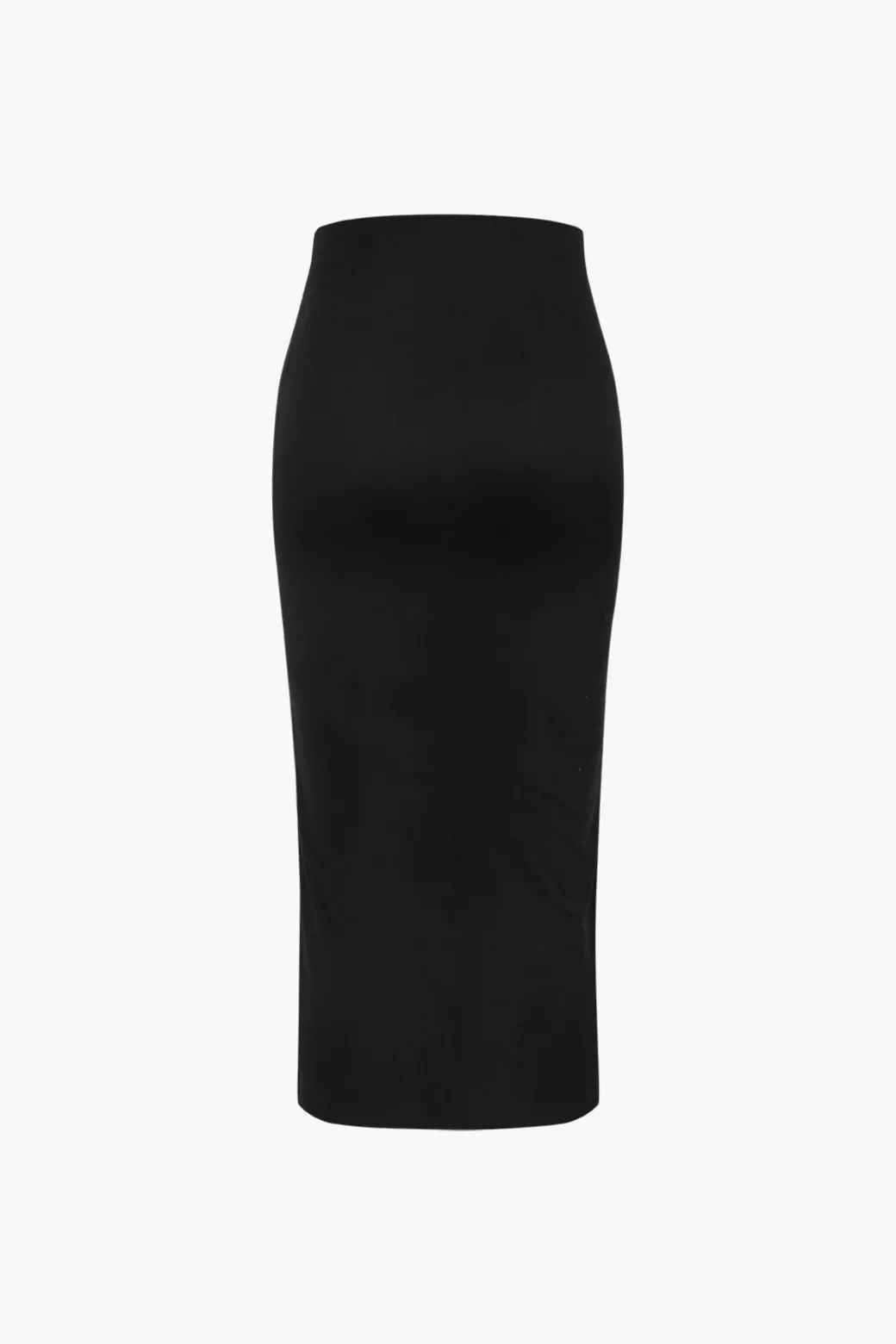 Clearance Pothook Detail Slit Midi Skirt Skirts