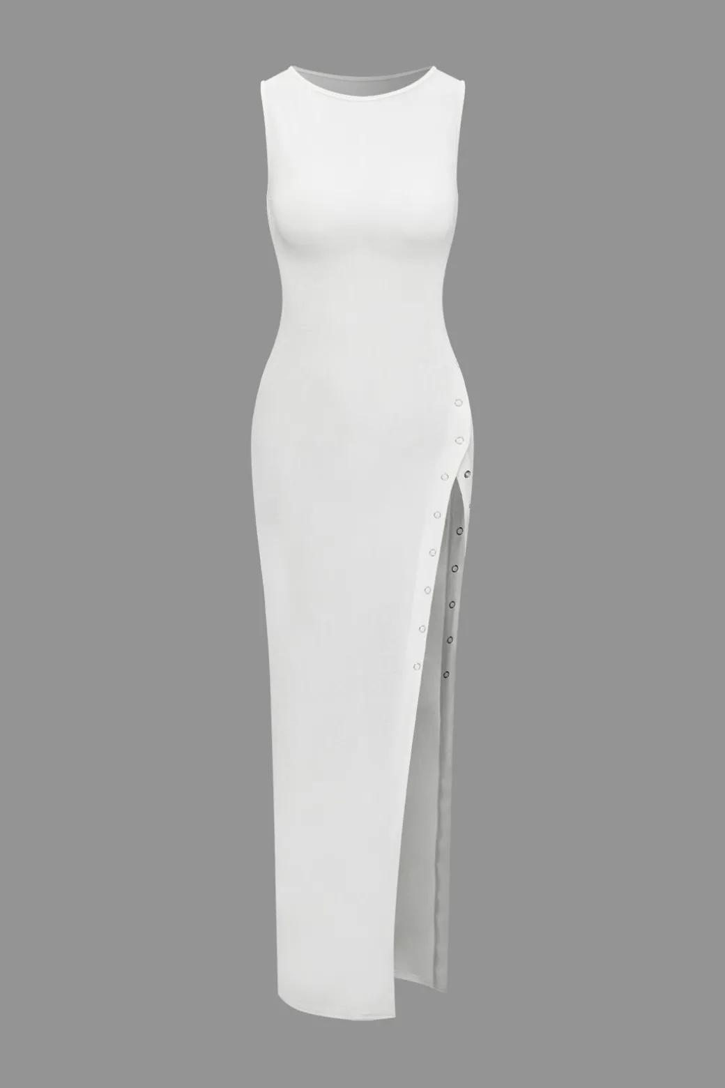 Fashion Sleeveless Split Maxi Dress Maxi Dresses