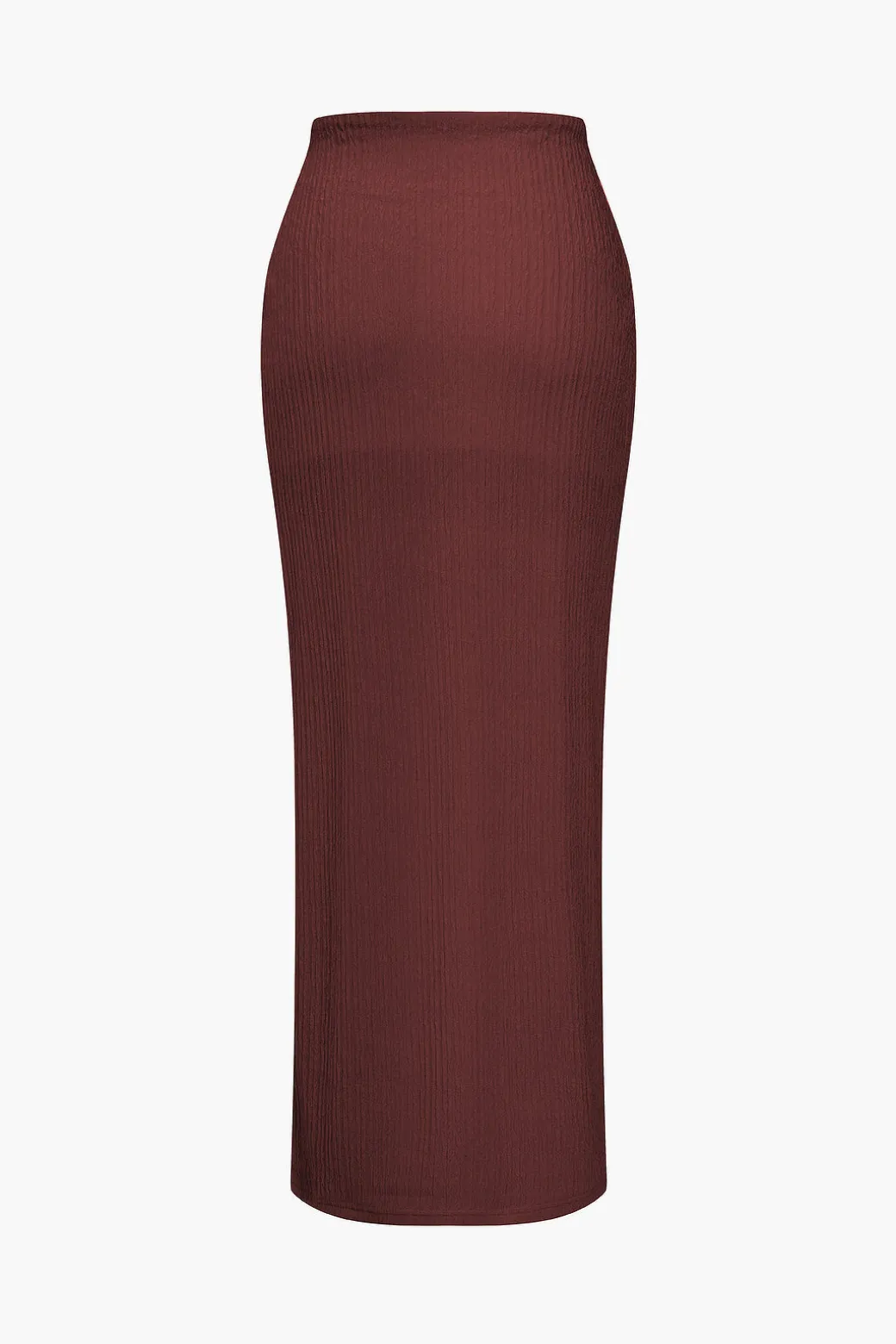 Sale Solid Crop Tank Top And Slit Twist Knot Skirt Set Skirt Sets | Vacation Sets
