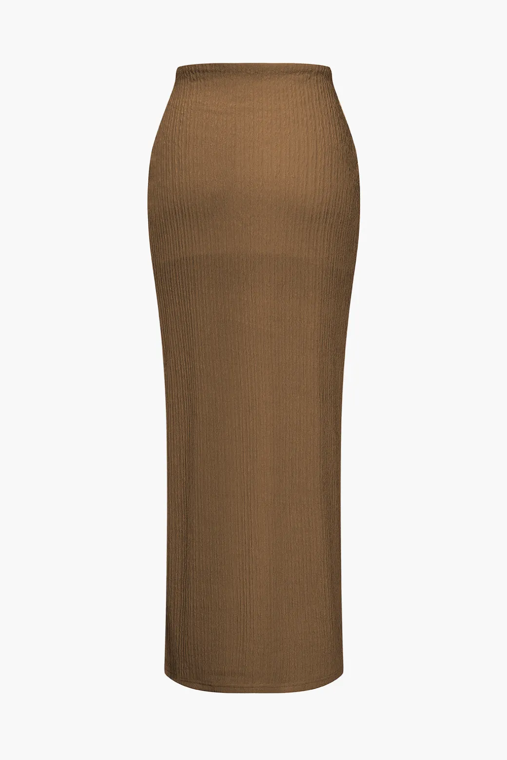 Sale Solid Crop Tank Top And Slit Twist Knot Skirt Set Skirt Sets | Vacation Sets