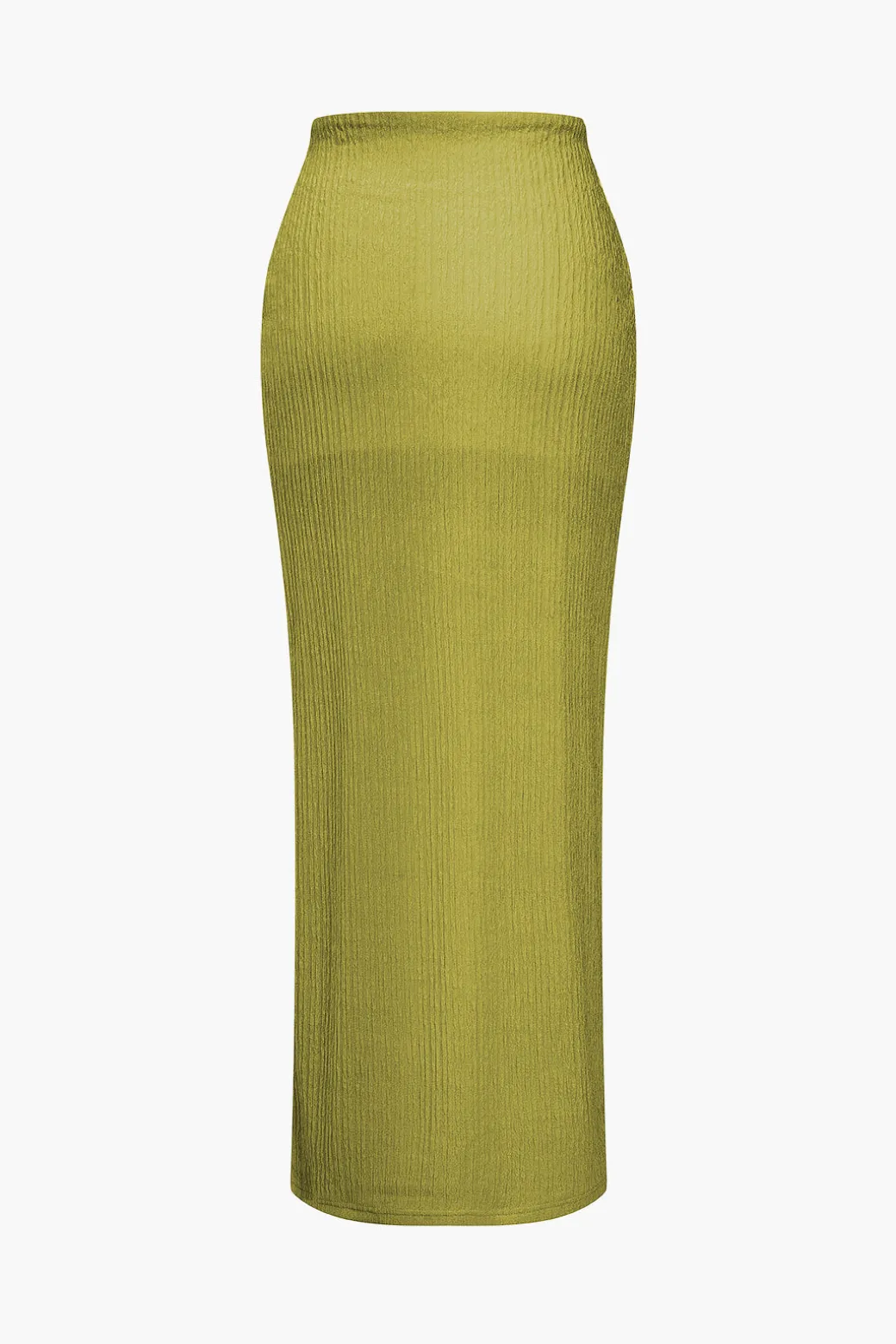 Sale Solid Crop Tank Top And Slit Twist Knot Skirt Set Skirt Sets | Vacation Sets
