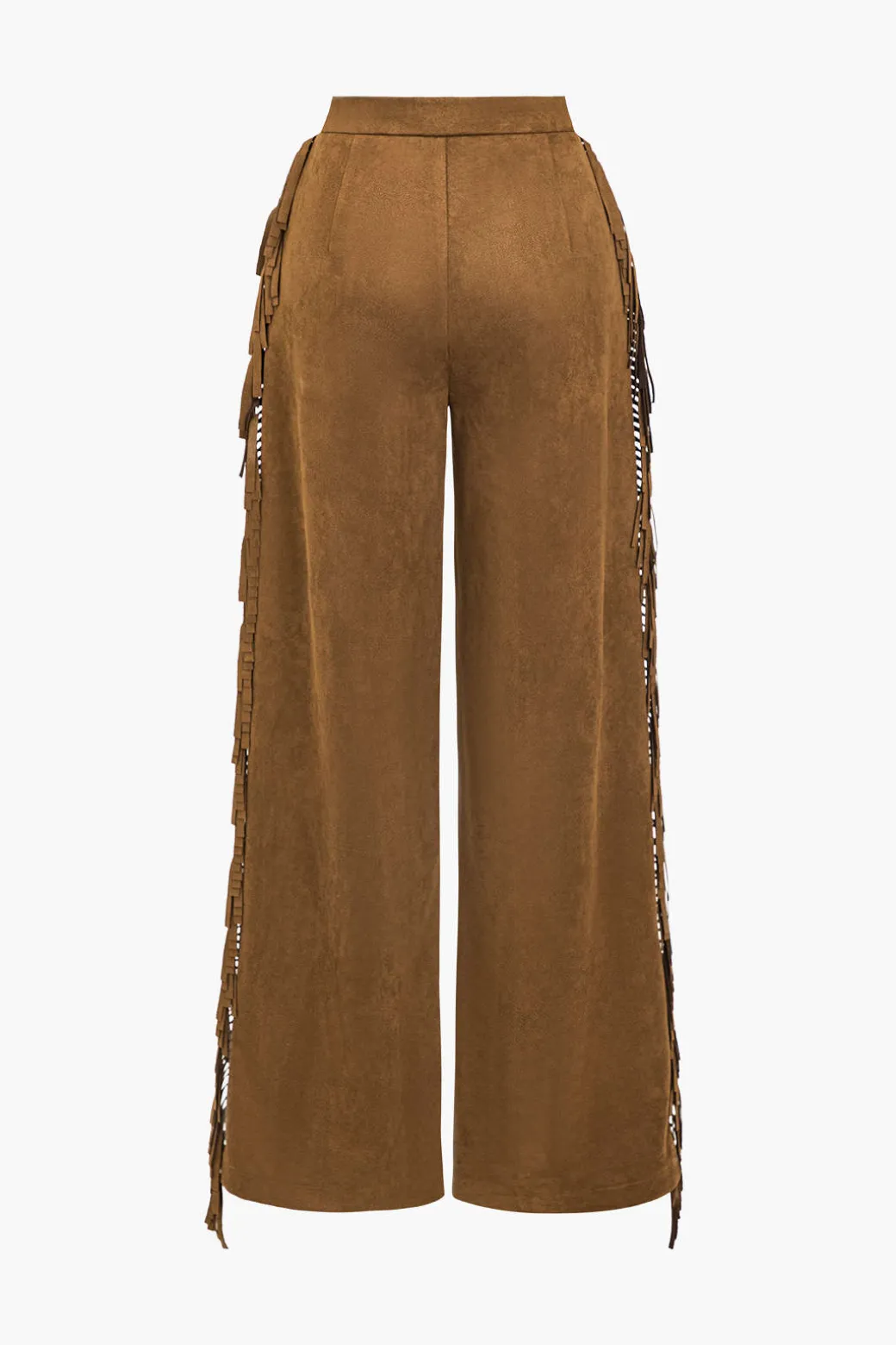 Flash Sale Solid Fringe Trousers Pants