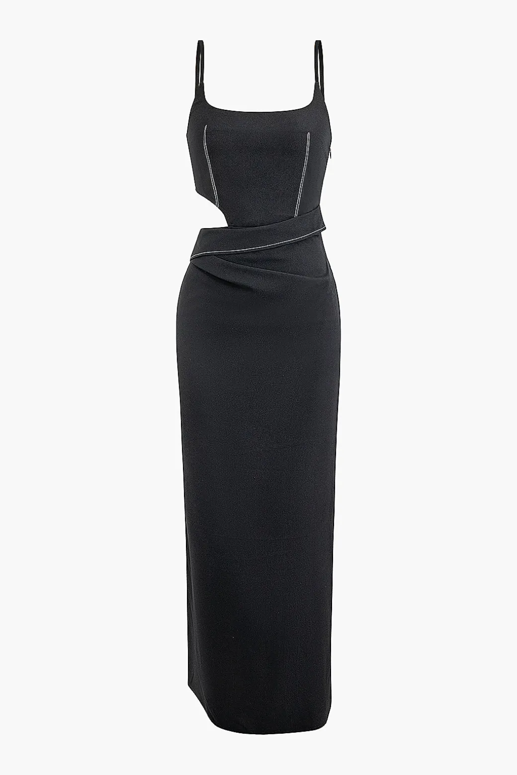 New Stitching Cut Out Slip Slit Maxi Dress Maxi Dresses