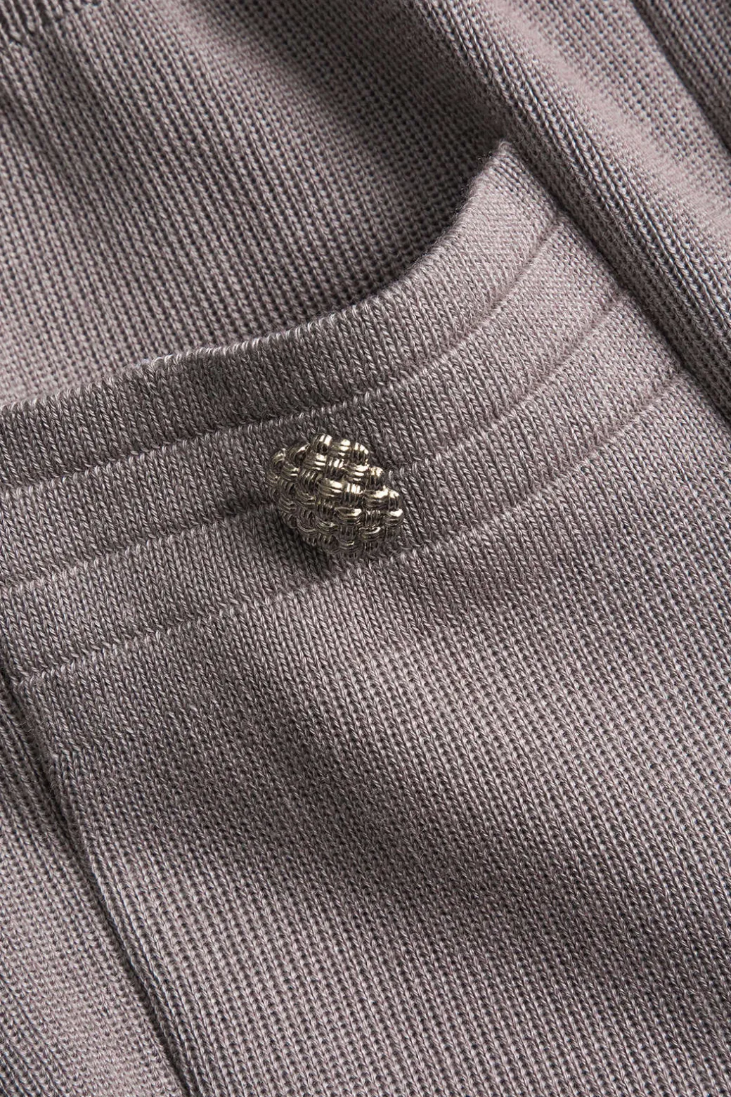 Discount Sweater Button Pocket Round Neck Long-Sleeve Cardigan And Trousers Set Knitwear | Knit Sets