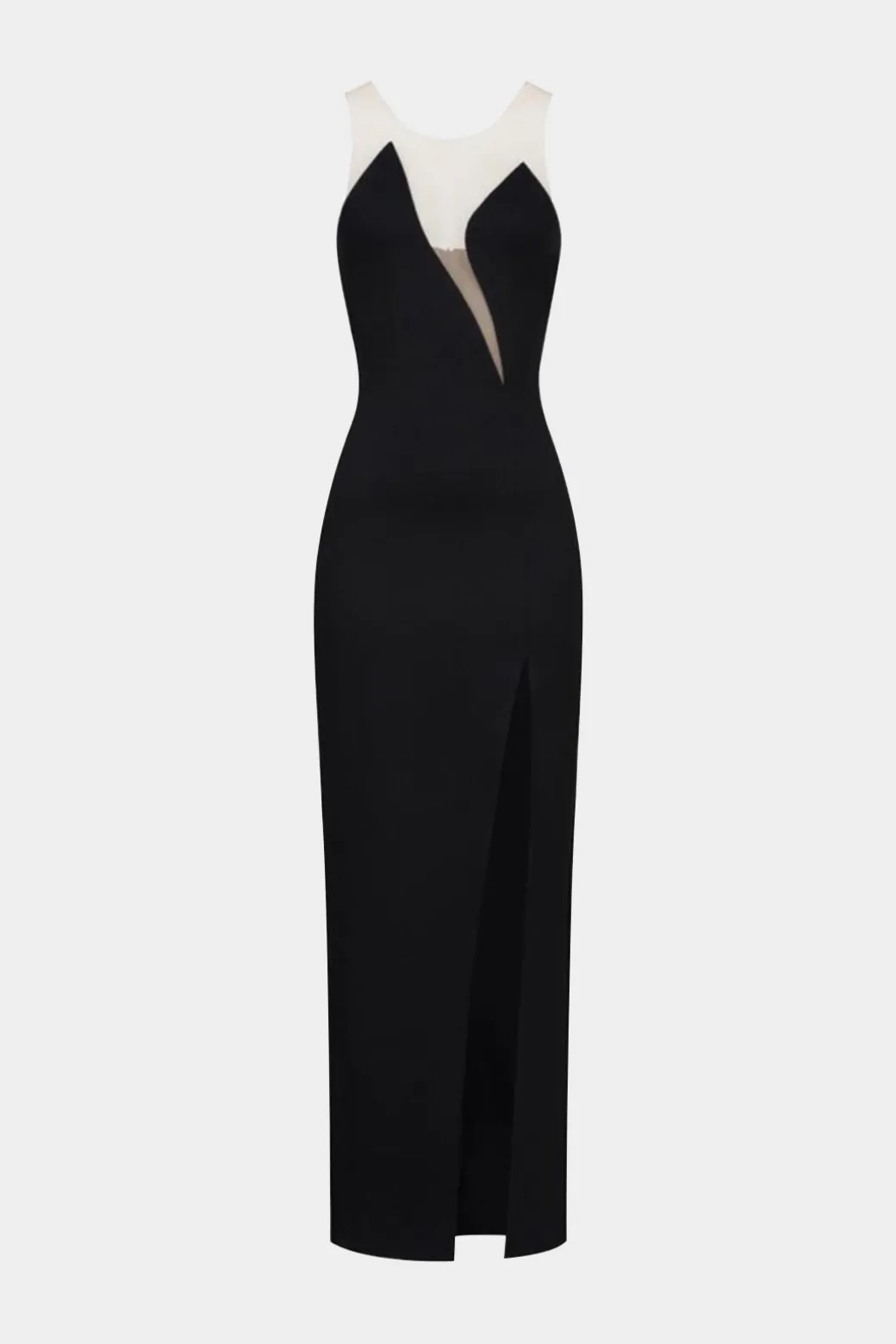 Sale V-Neck Patchwork Cut Out Sleeveless Midi Dress Midi Dresses